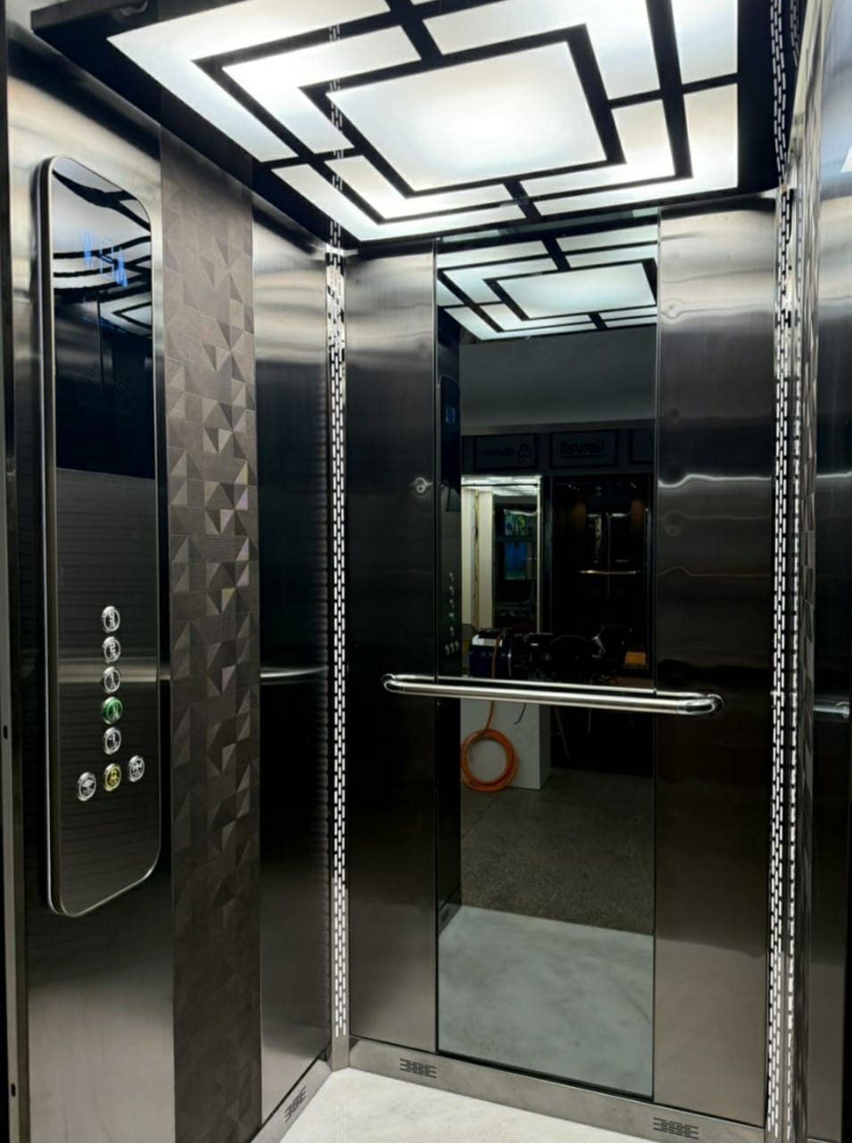 Ascenseur Moderne Acier Inoxydable Maroc